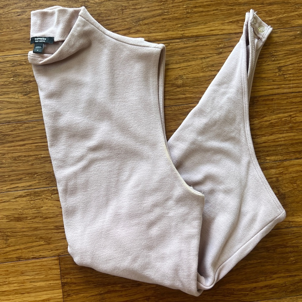 Express Soft Pink Body Contour Top